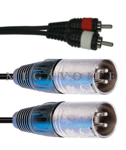 LEXIS 2xRCA / 2xXLR-M-3